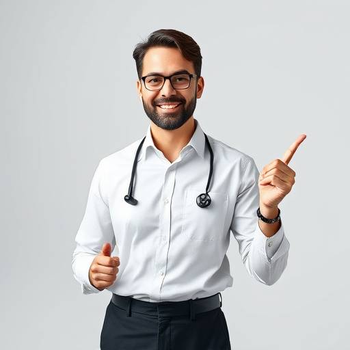 Icon of a teacher with a pointer, representing expert instructors